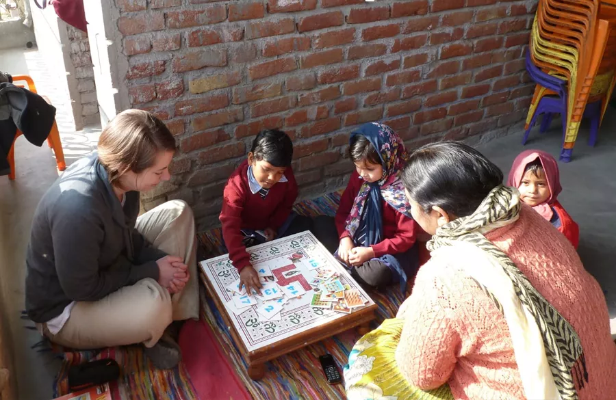 Activities with orphanage children